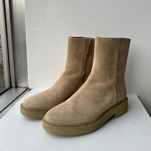 Vince Tan Ankle Boots